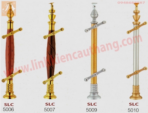 Trụ lan can cầu thang hợp kim nhôm SLC5006-SLC5010