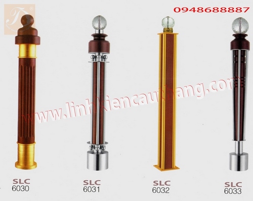 Trụ cái cầu thang inox, kính SLC6030, SLC6031, SLC6032, SLC6033