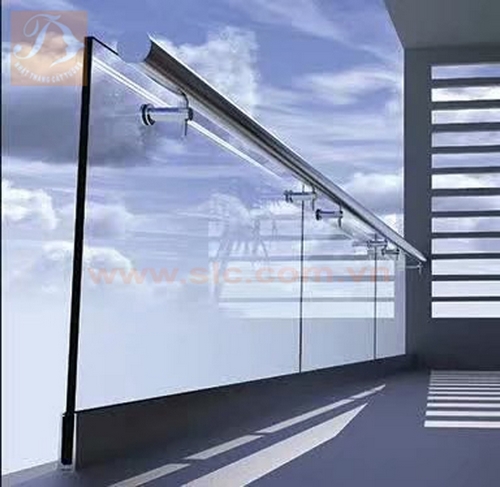 Một số hình ảnh lan can kính - inox304