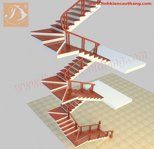 Một số mẫu cầu thang dựng 3D cho khách hàng tham khảo