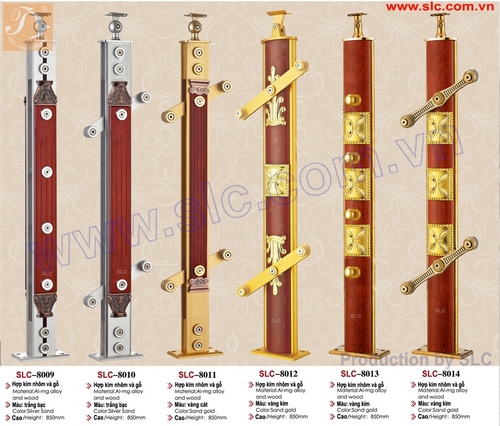 Trụ lan can hợp kim nhôm SLC8009 SLC8010 SLC8011 SLC8012 SLC8013 SLC8014
