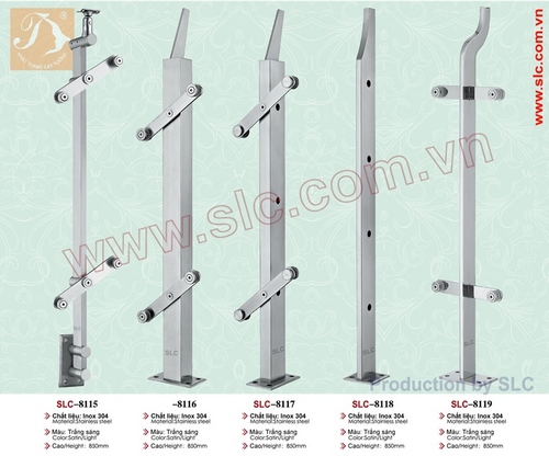 Trụ lan can kính SLC8115 SLC8116 SLC8117 SLC8118 SLC8119