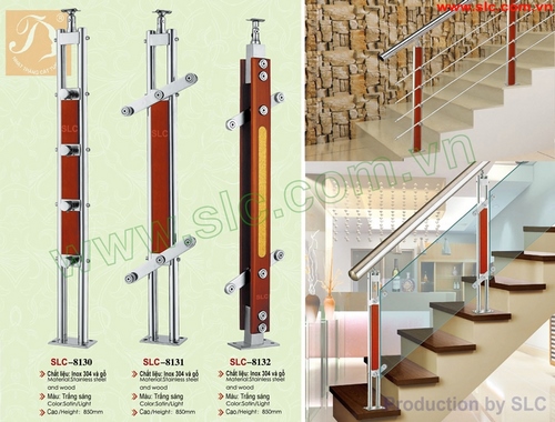 Trụ cầu thang kính SLC8130, SLC3131, SLC8132