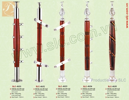 Trụ cầu thang kính SLC8151 SLC8152 SLC8153 SLC8154 SLC8155