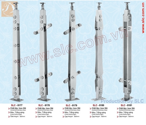 Trụ cầu thang Inox SLC8177 SLC8178 SLC8179 SLC8180 SLC8181