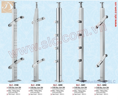 Trụ cầu thang Inox SLC8198 SLC8199 SLC8200 SLC8201 SLC8202