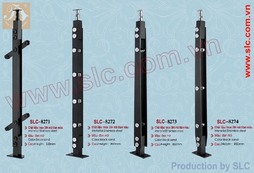 Trụ cầu thang Inox sơn màu SLC8271 SLC8272 SlC8273 SLC8274