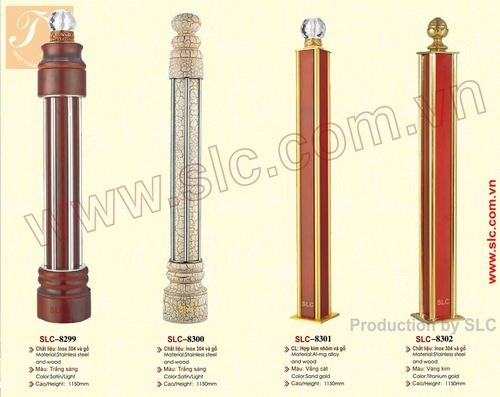 Trụ cái cầu thang kính SLC8299 SLC8300 SLC82301 SLC8302