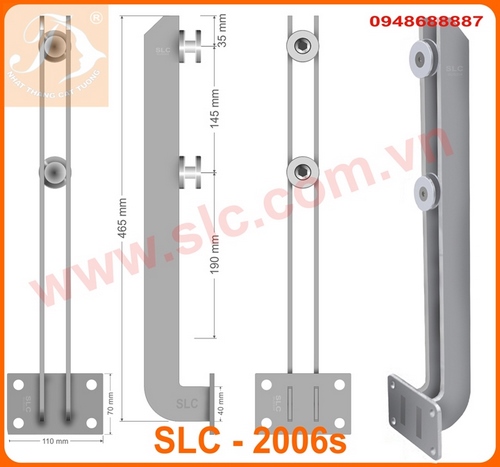 Trụ lun 5 ly chân cạnh SLC 2006s