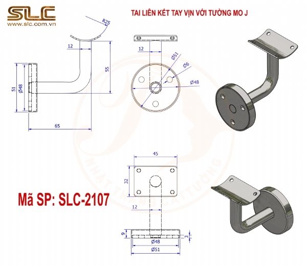 TAI LIÊN KẾT TAY VỊN VỚI TƯỜNG - HÀNG PHỔ THÔNG