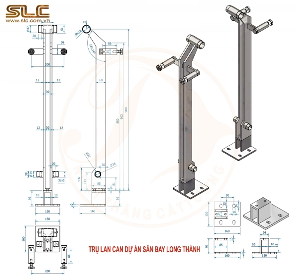 TRỤ LAN CAN DỰ ÁN SÂN BAY LONG THÀNH