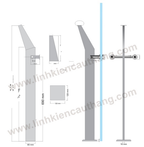 Tru lan can tòa nhà Vincom