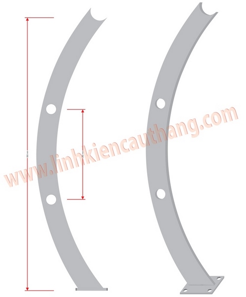 Bản vẽ trụ lan can nhà chờ xe bus đường Lê Văn Lương - Hoàng Minh Giám