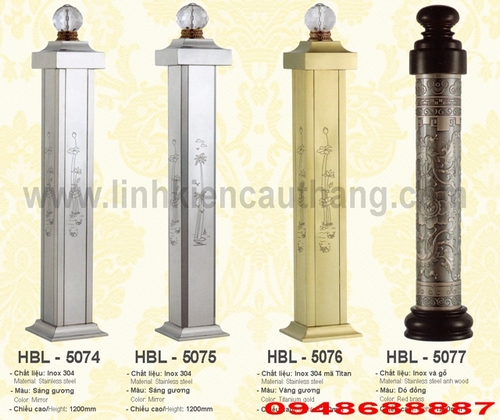 Trụ cái cầu thang kinh SLC5074, SLC5075, SLC5076, SLC5077