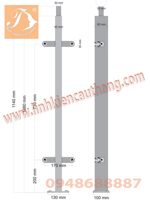 Trụ lan can tòa nhà Quốc Hội và cơ quan Quốc Hội tại Đà Năng